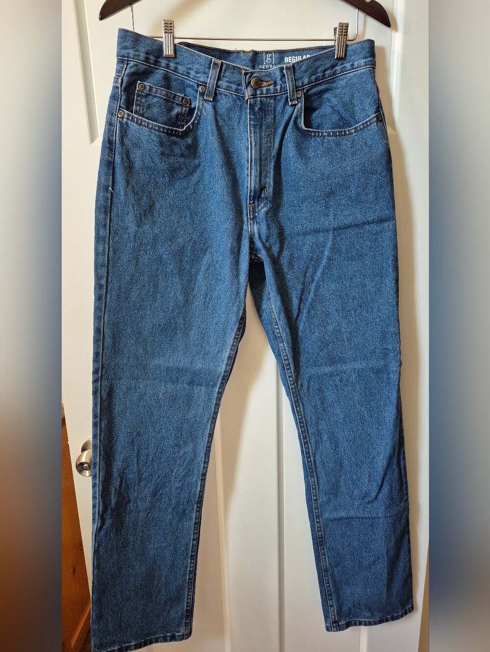 George Men's Straight-Leg Jeans